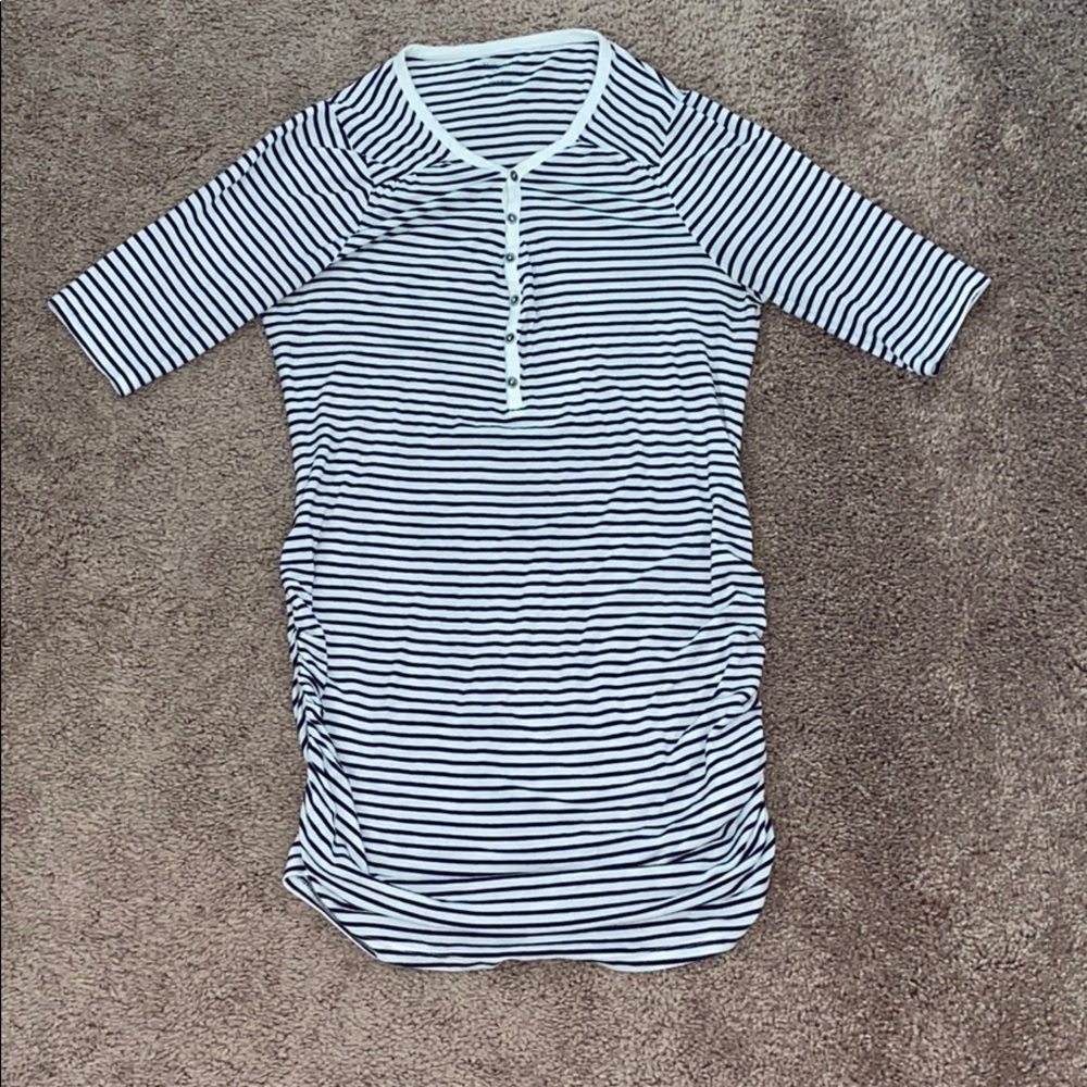 COPY - Motherhood Maternity Striped Shirt